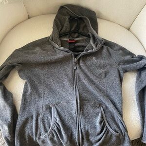 North face Gray Zip-Up Hoodie